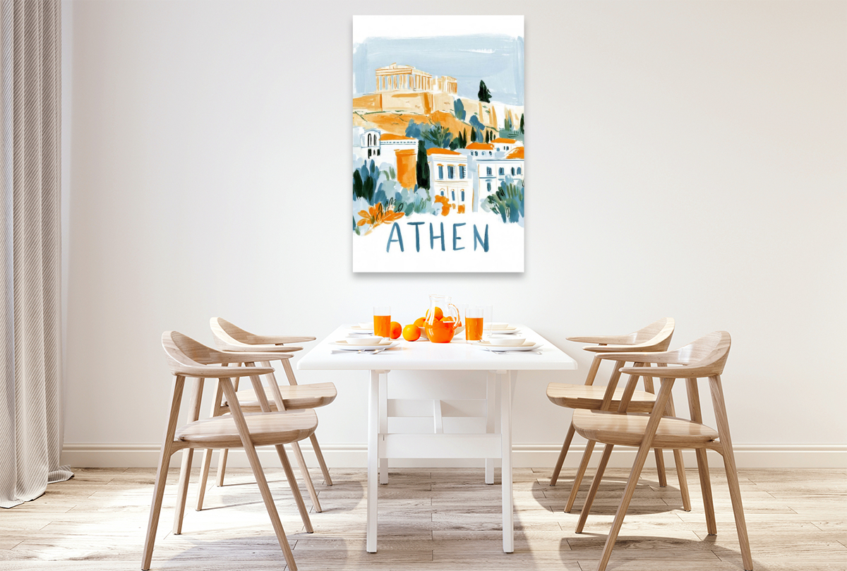 Athen mit Parthenon auf der Akropolis