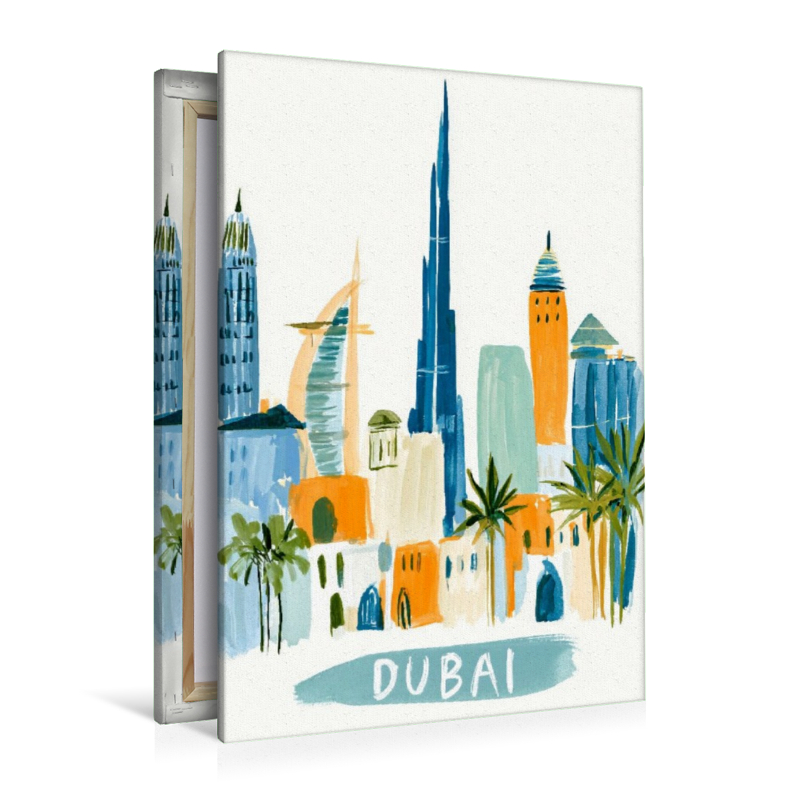 Dubai Skyline mit dem Burj Khalifa