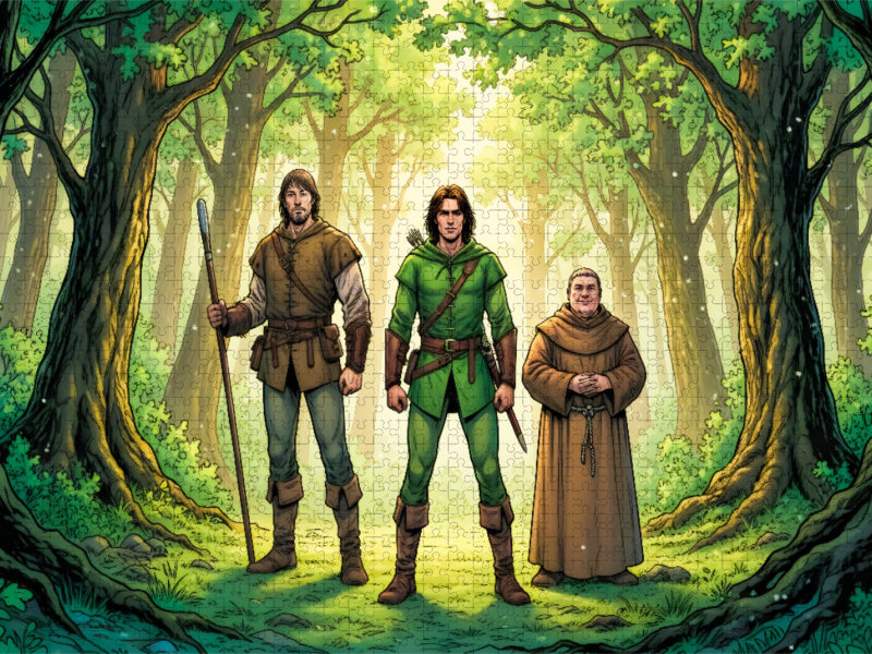 Robin Hood sammelt treue Gefährten