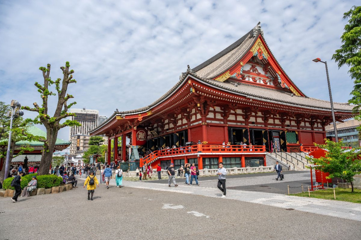 Tradition bewahren Der Asakusa-Schrein