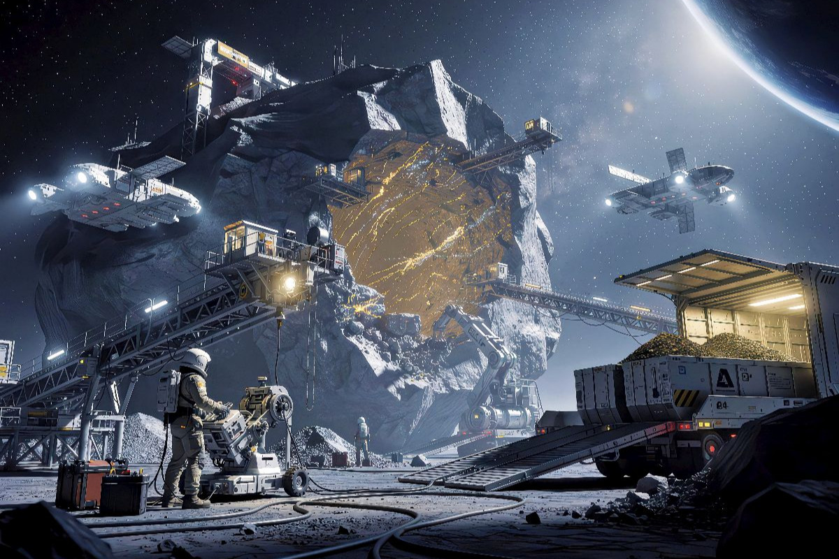 Astro-Industrie — Der Rohstoffmarkt hebt ab.