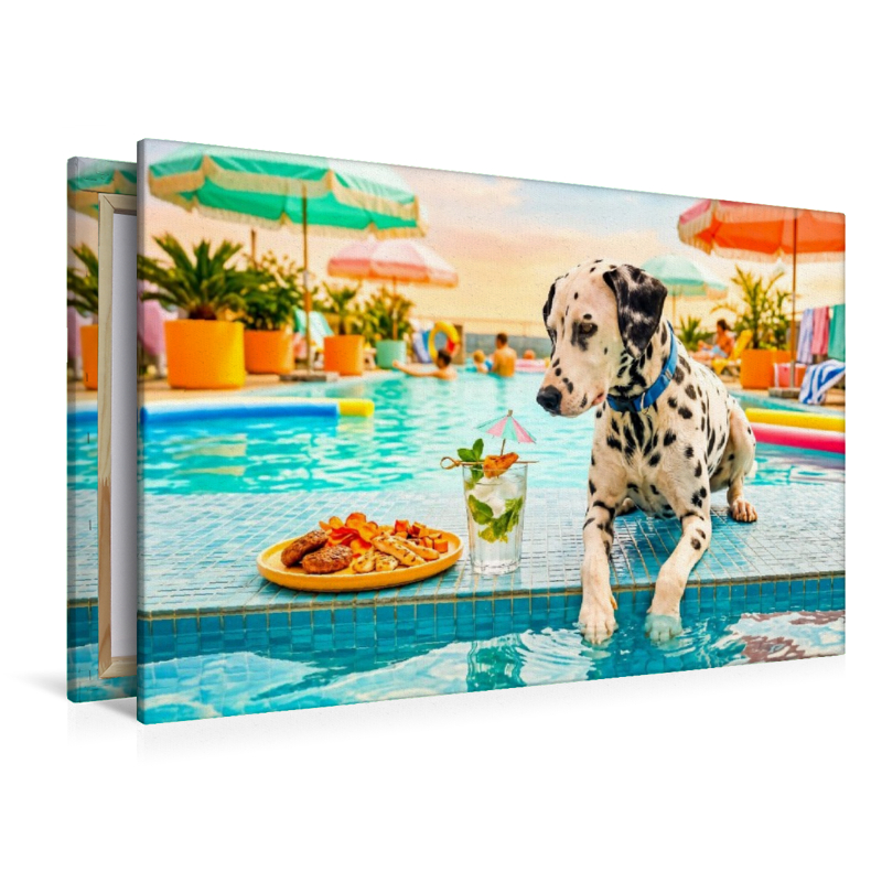 Dalmatiner Poolsnack - Lustiges Sommer Hundemotiv