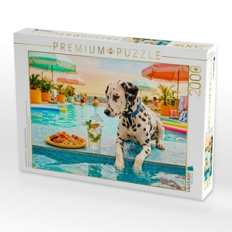 Dalmatiner Poolsnack - Lustiges Sommer Hundemotiv