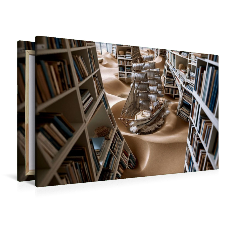 Das Schiff in der Dünenbibliothek