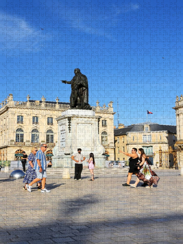 Statue von Stanislas I. auf dem Place Stanislas in Nancy