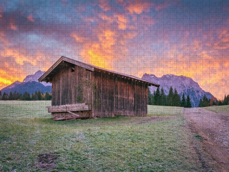 Sonnenaufgang in Krün
