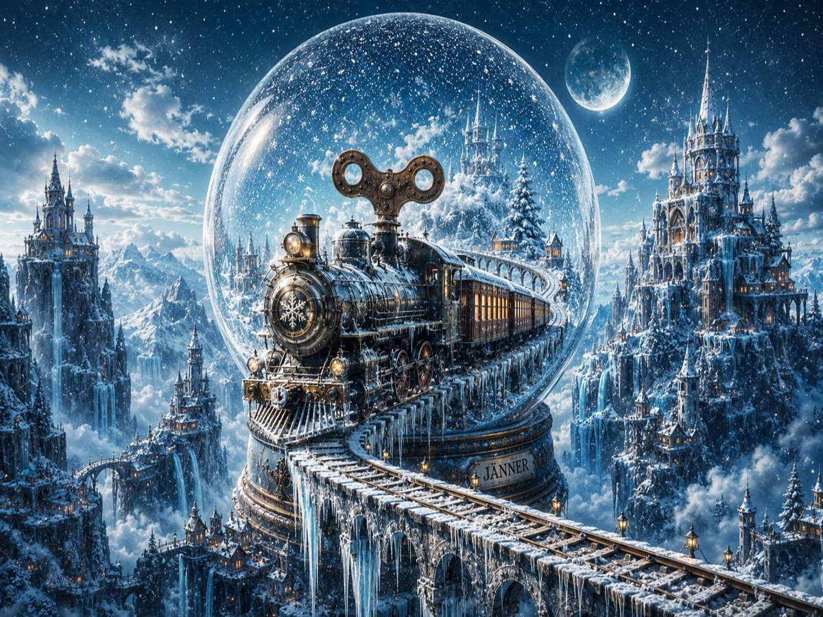 Die Schneekugelbahn