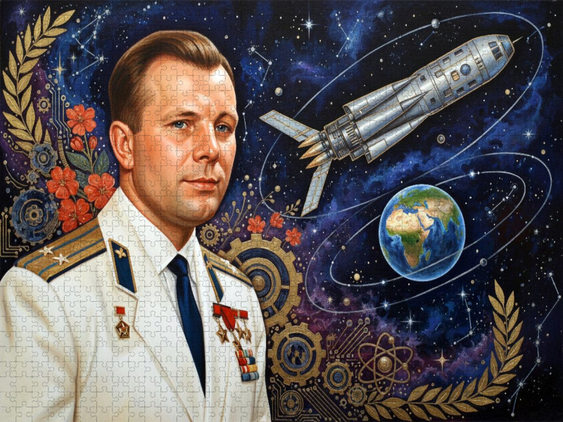 Yuri Gagarin (1934–1968) Sowjetischer Kosmonaut