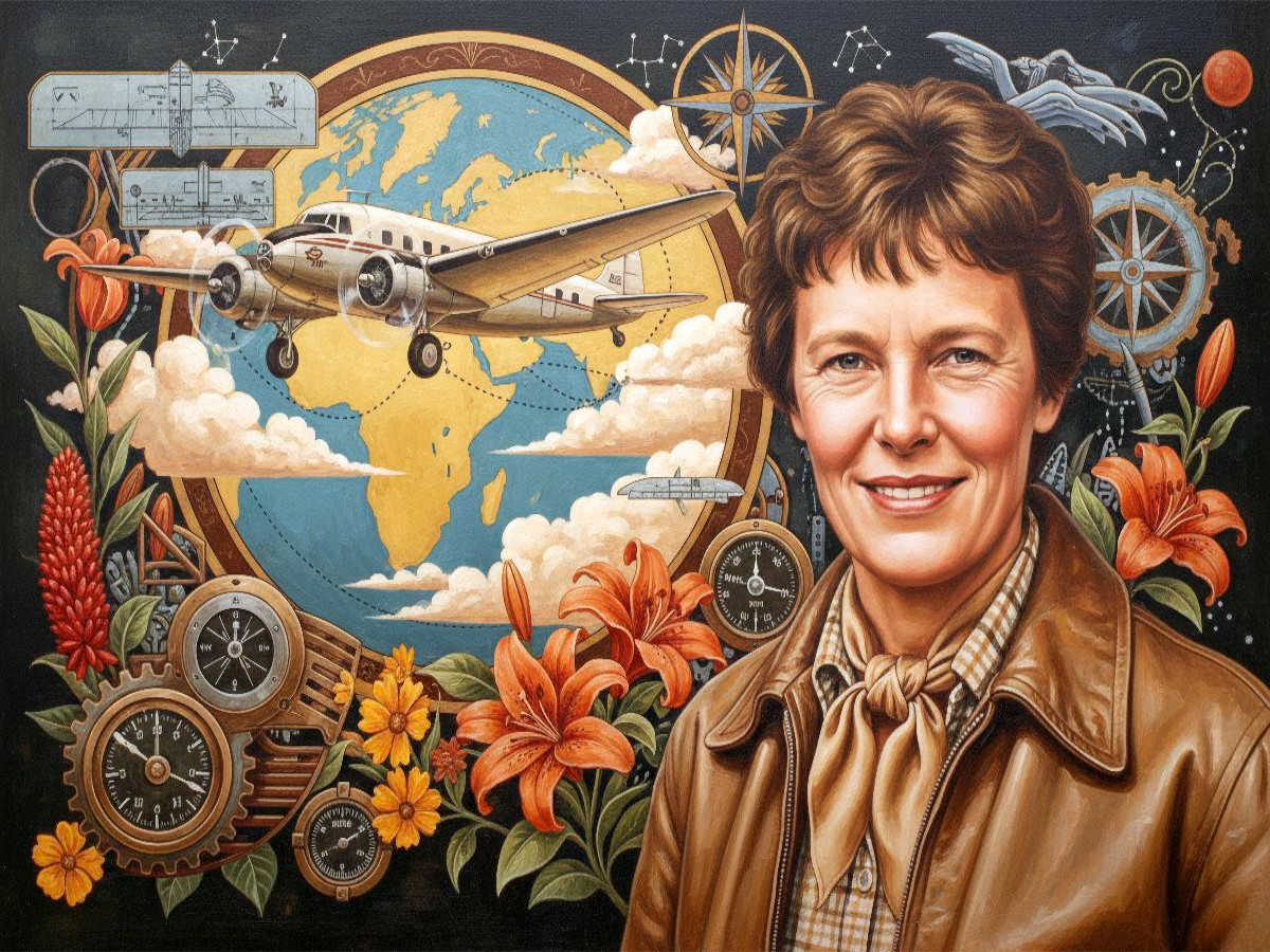 Amelia Earhart (1897– 1937) amerikanische Pilotin