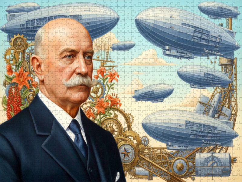 Ferdinand von Zeppelin (1838–1917) Deutscher Flugpionier
