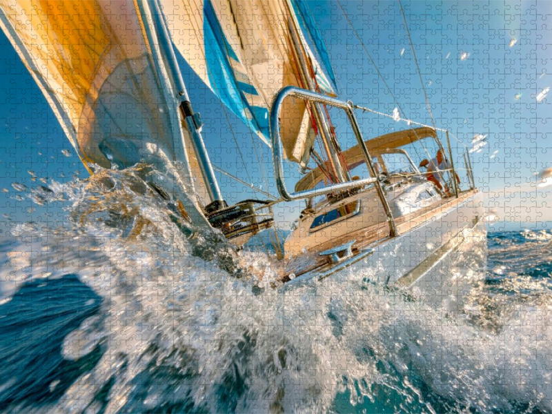 Dynamik pur – wenn das Segel den Wind einfängt