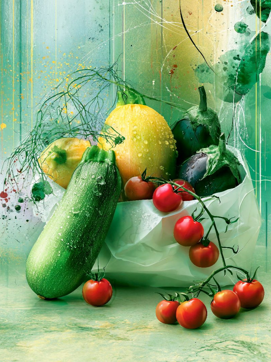 Zucchini, Aubergine und Tomate, wer denkt hier nicht an die mediterane Küche