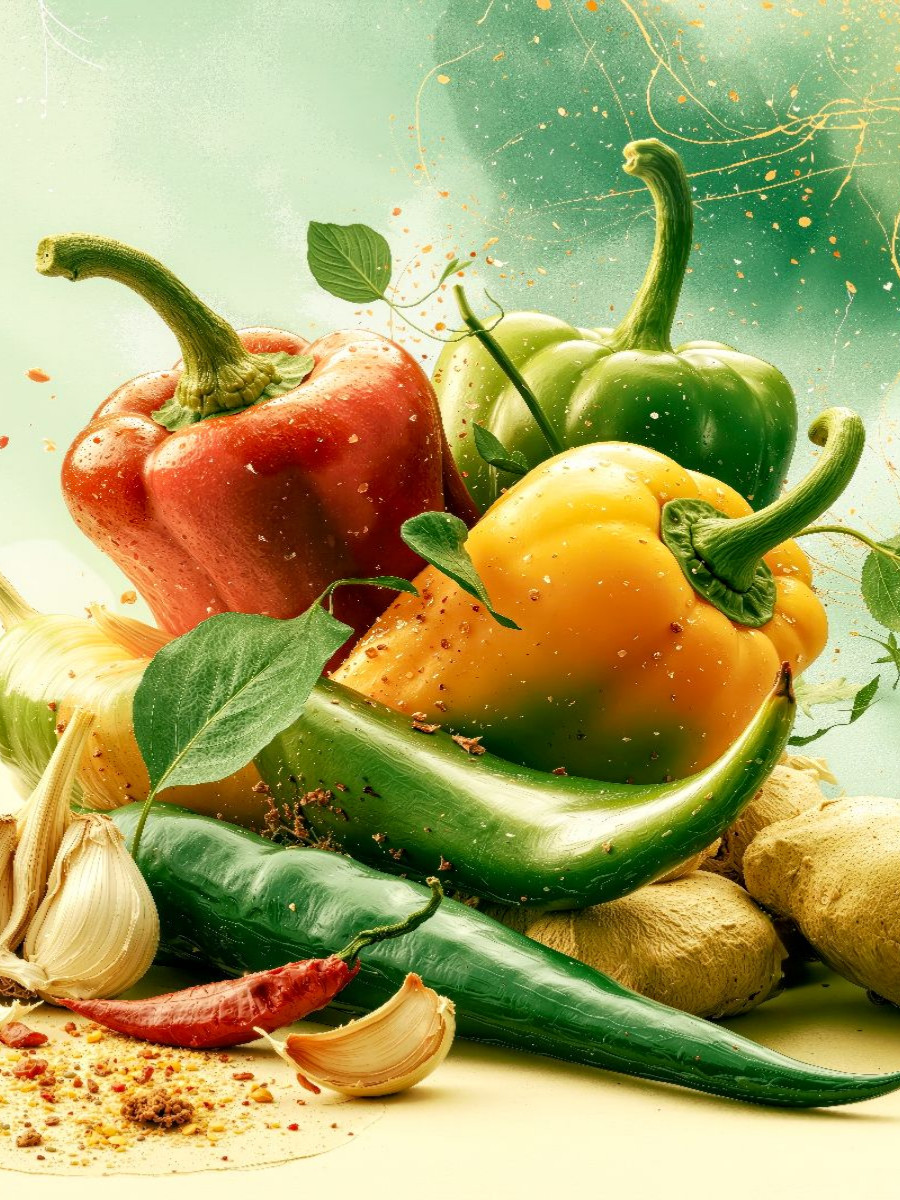 In leuchtenden Farben, frisch, geschmort oder gekocht, Paprika sind ein Renner
