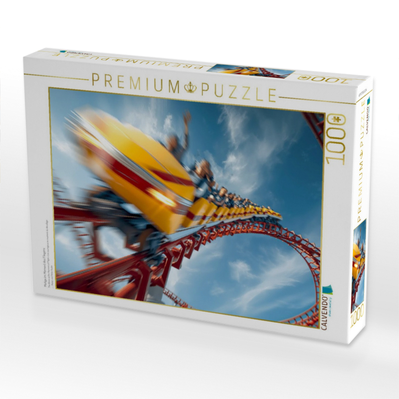 Mutige im Moment des Fliegens