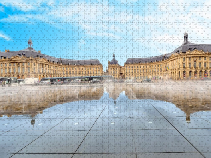 Das Reflektionsbecken de la Bourse