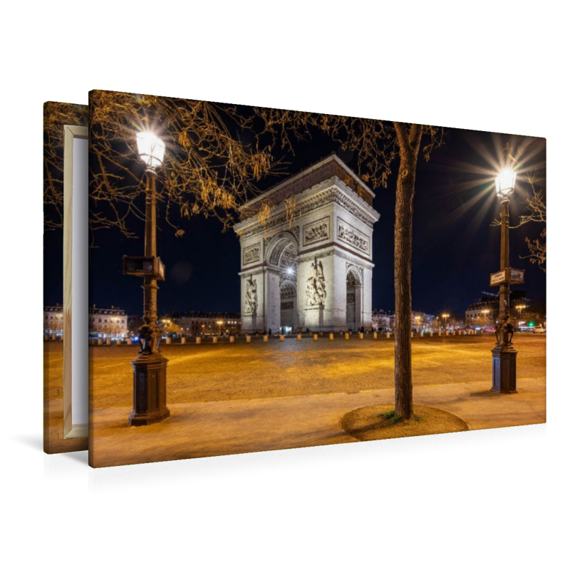 Arc de Triomphe bei Nacht