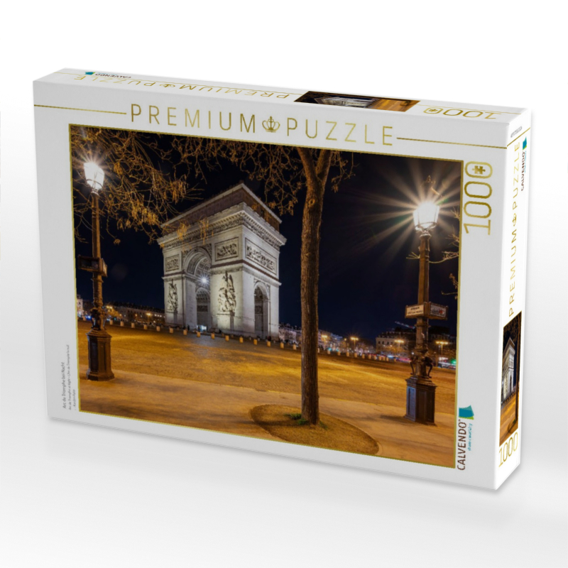 Arc de Triomphe bei Nacht