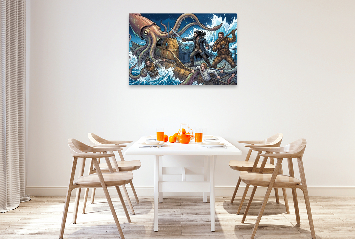 Die Schlacht mit dem Riesenkalmar