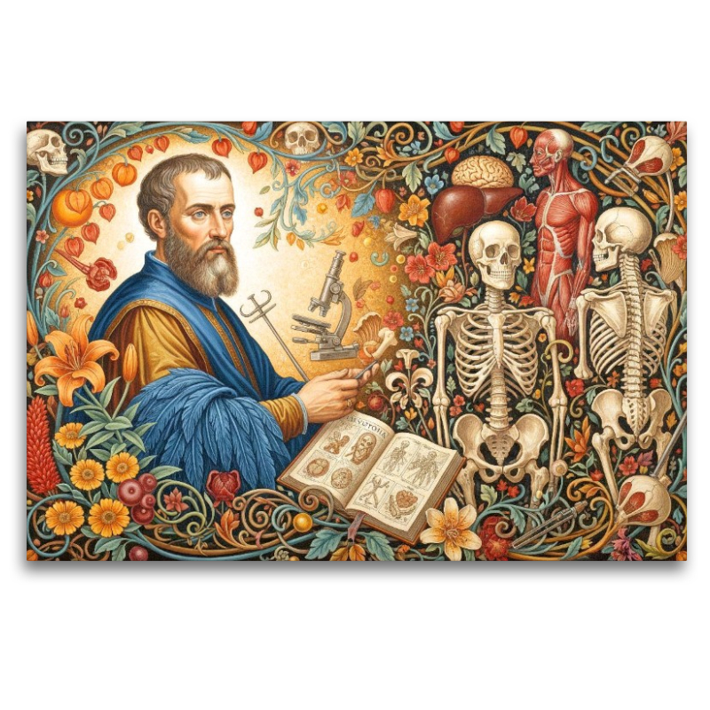 Andreas Vesalius (1514–1564) – Flandern - berühmter Mediziner der Geschichte