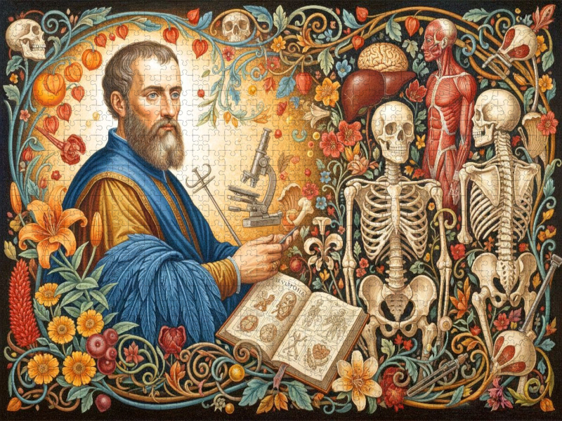 Andreas Vesalius (1514–1564) – Flandern - berühmter Mediziner der Geschichte
