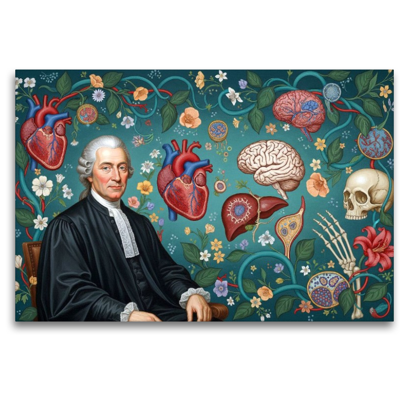 Giovanni Battista Morgagni (1682–1771) – Italien - berühmter Mediziner der Geschichte