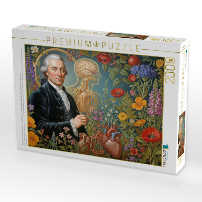 Albrecht von Haller (1708–1777) – erforschte Nerven- und Muskelphysiologie. Berühmter Mediziner der Geschichte