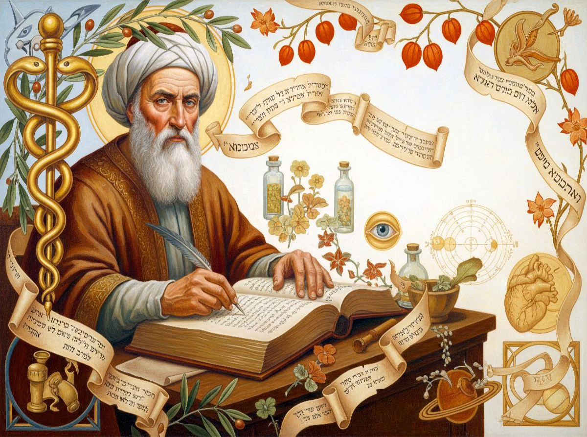 Moses Maimonides (1138–1204) – Al-Andalus / Ägypten - berühmter Mediziner der Geschichte