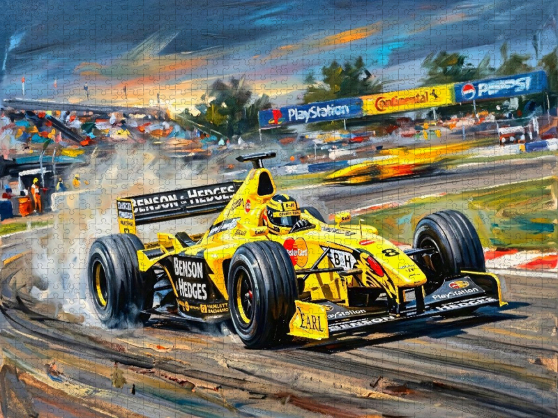 Der Mönchengladbacher Heinz-Harald Frentzen fuhr von 1999 bis 2001 für das britische Team Jordan F1.