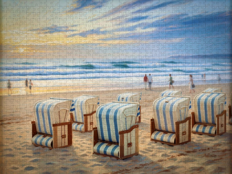 Strandzeit, die die Seele trägt.