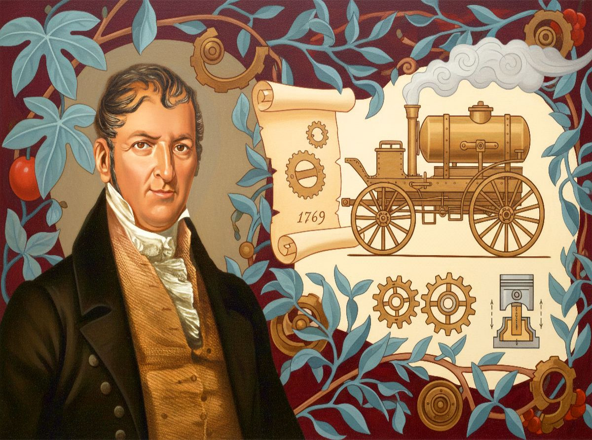 Nicolas-Joseph Cugnot (1725–1804) – erster Dampfwagen, frühes selbstfahrendes Fahrzeug