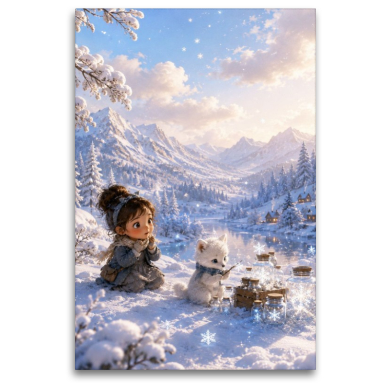 Schneeflockensammler