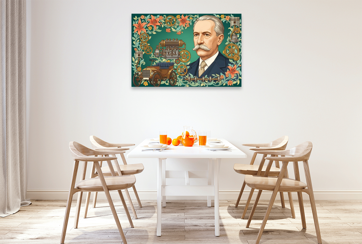 Karl Benz (1844–1929) – erstes praxistaugliches Automobil