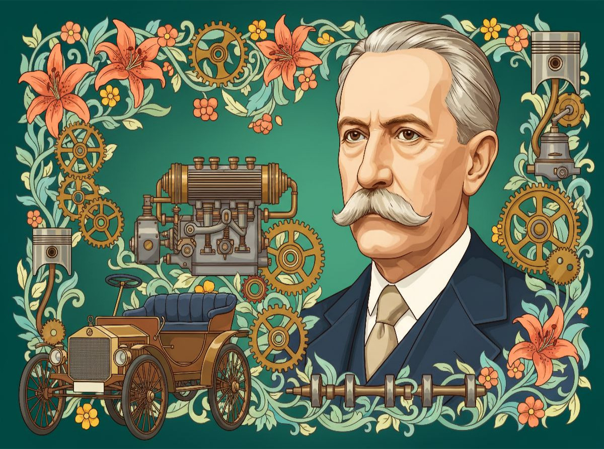 Karl Benz (1844–1929) – erstes praxistaugliches Automobil
