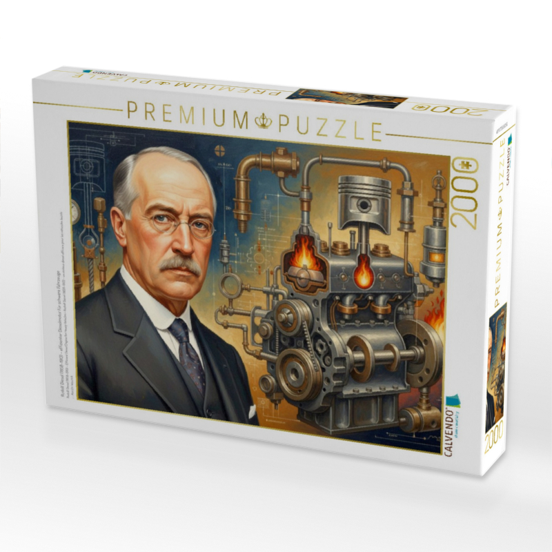 Rudolf Diesel (1858–1913) – effizienter Dieselmotor für schwere Fahrzeuge