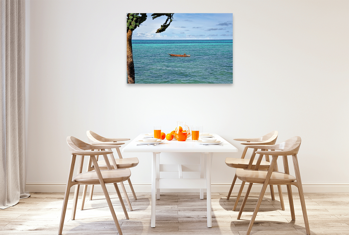 Angler auf dem Meer