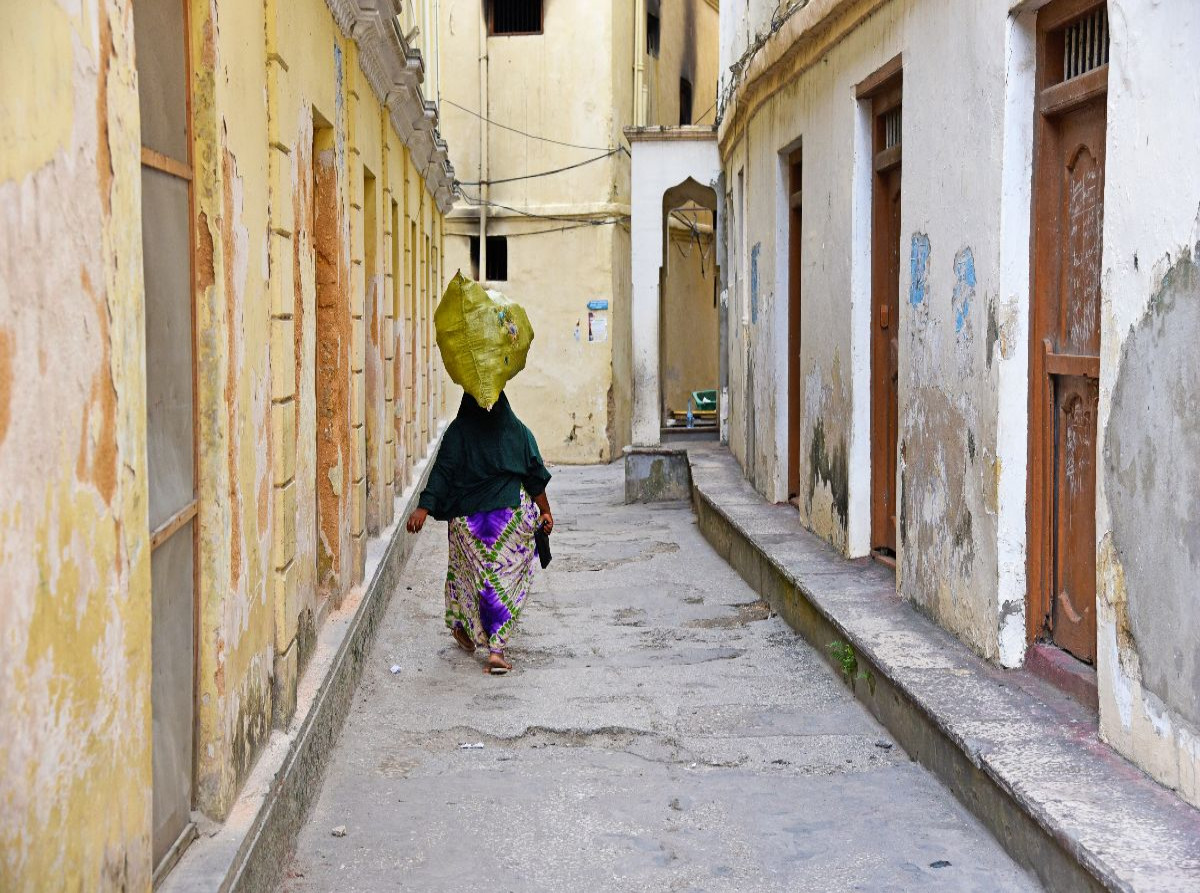 Frau in Stone Town