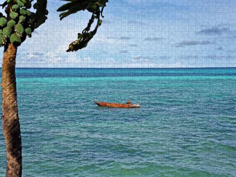Angler auf dem Meer