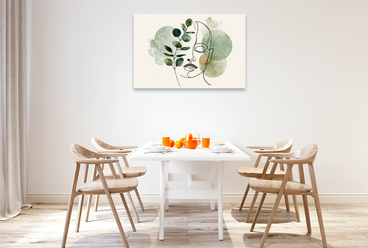 Botanische Silhouette