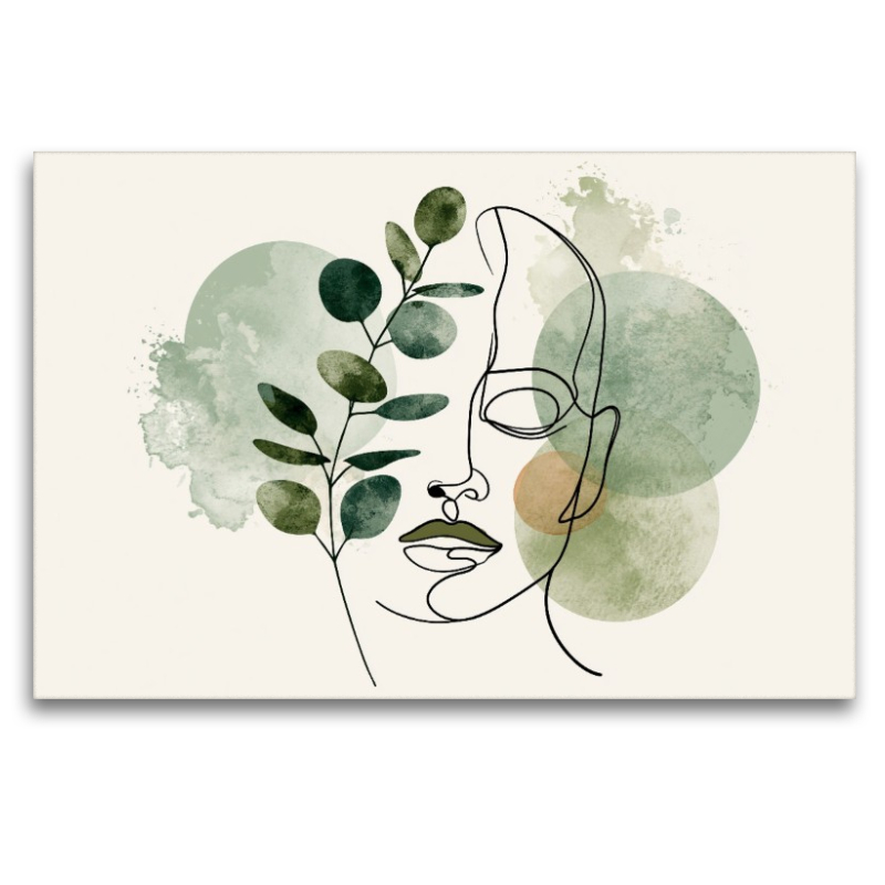 Botanische Silhouette