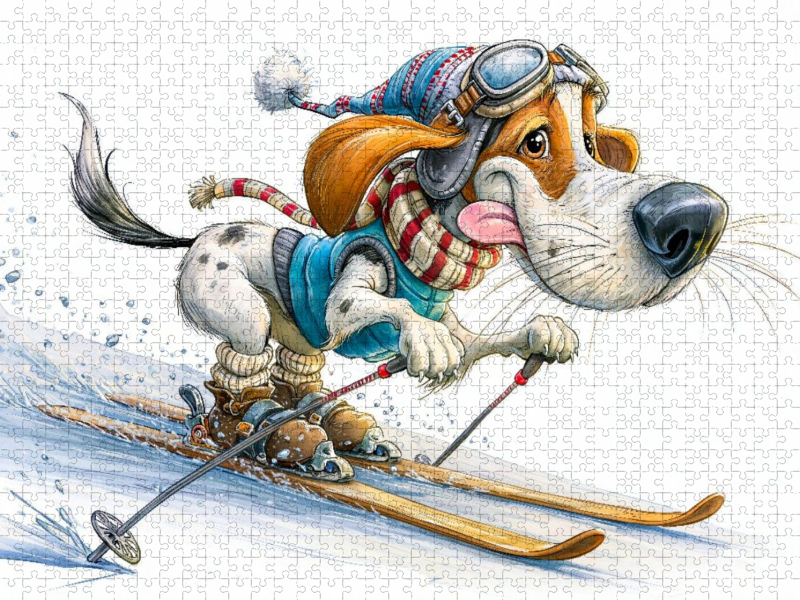 Yippiii, ab die Lutzi auf dieser schwarzen Piste