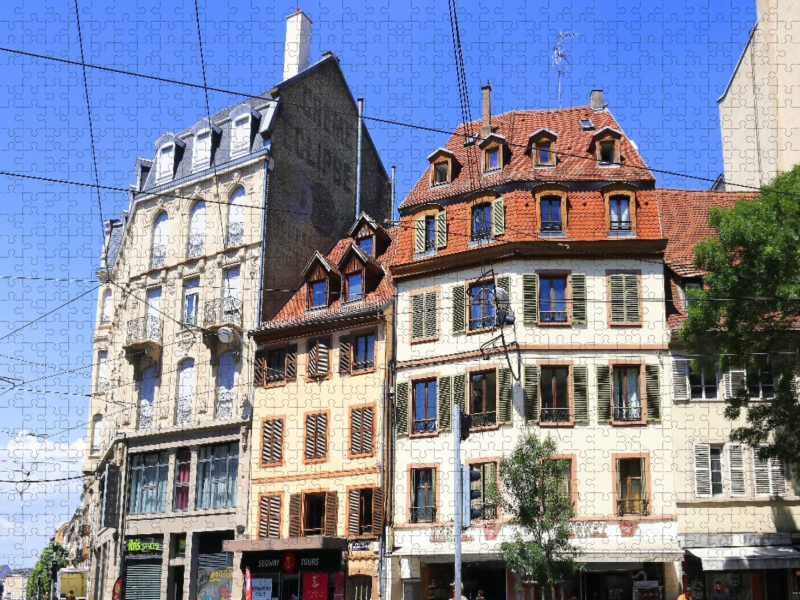 Straßburg, Hausfassaden in der Petite Rue du Vieux Marché aux Vins