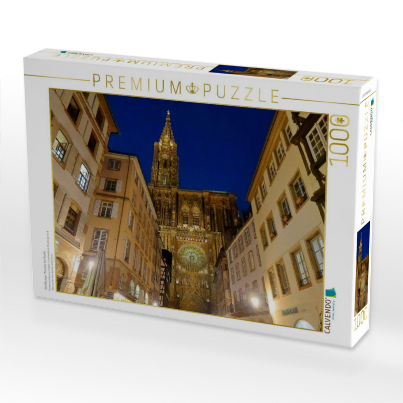 Straßburger Münster bei Nacht