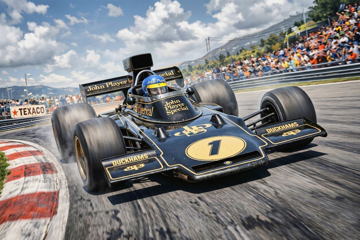 Der Wechsel zu Lotus verhalf Ronnie Peterson 1974 zu drei Siegen und den fünften Platz in der Weltmeisterschaft.