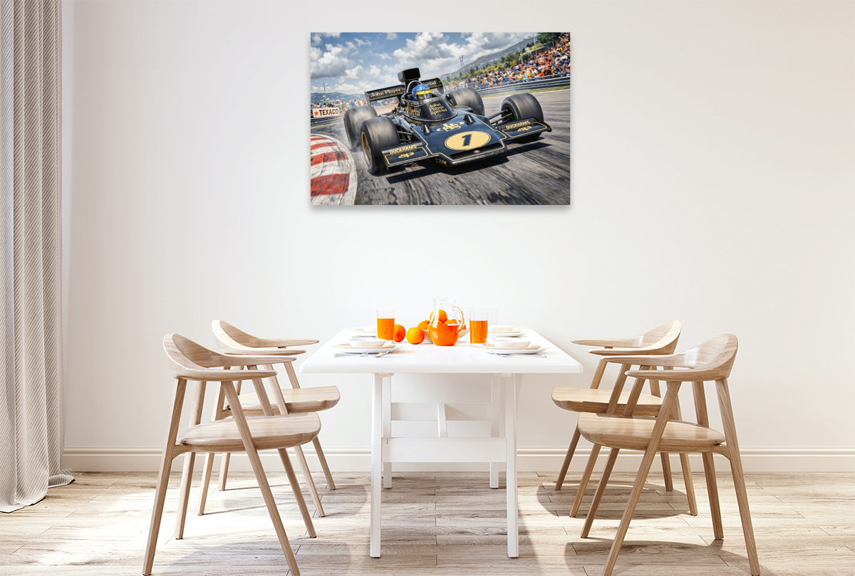 Der Wechsel zu Lotus verhalf Ronnie Peterson 1974 zu drei Siegen und den fünften Platz in der Weltmeisterschaft.