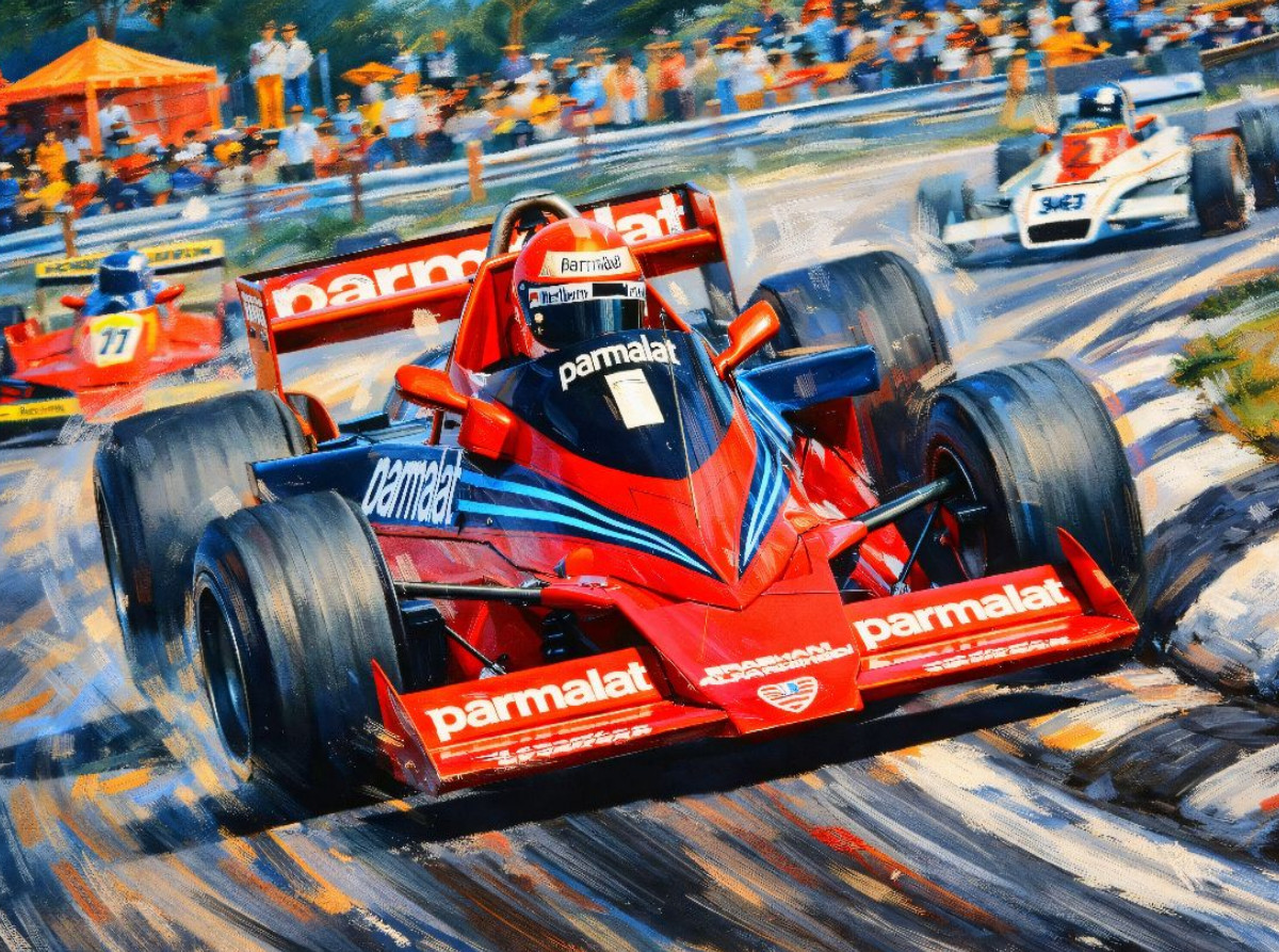 Niki Lauda im Brabham-Alfa F1 anno 1978