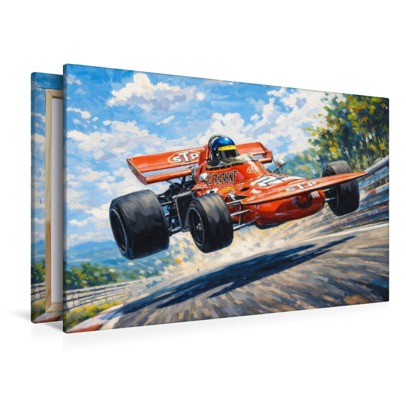 Der Schwede Ronnie Peterson wurde 1971 mit einem britischen March Vizeweltmeister, blieb aber sieglos.