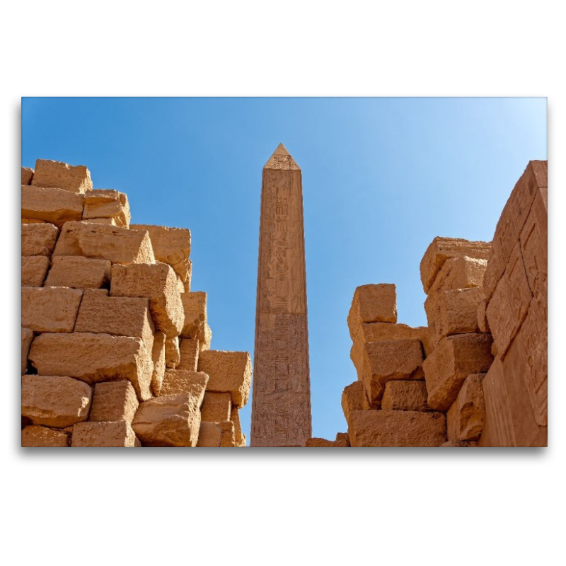 Blick auf den Obelisk von Thutmosis I. (Karnak)