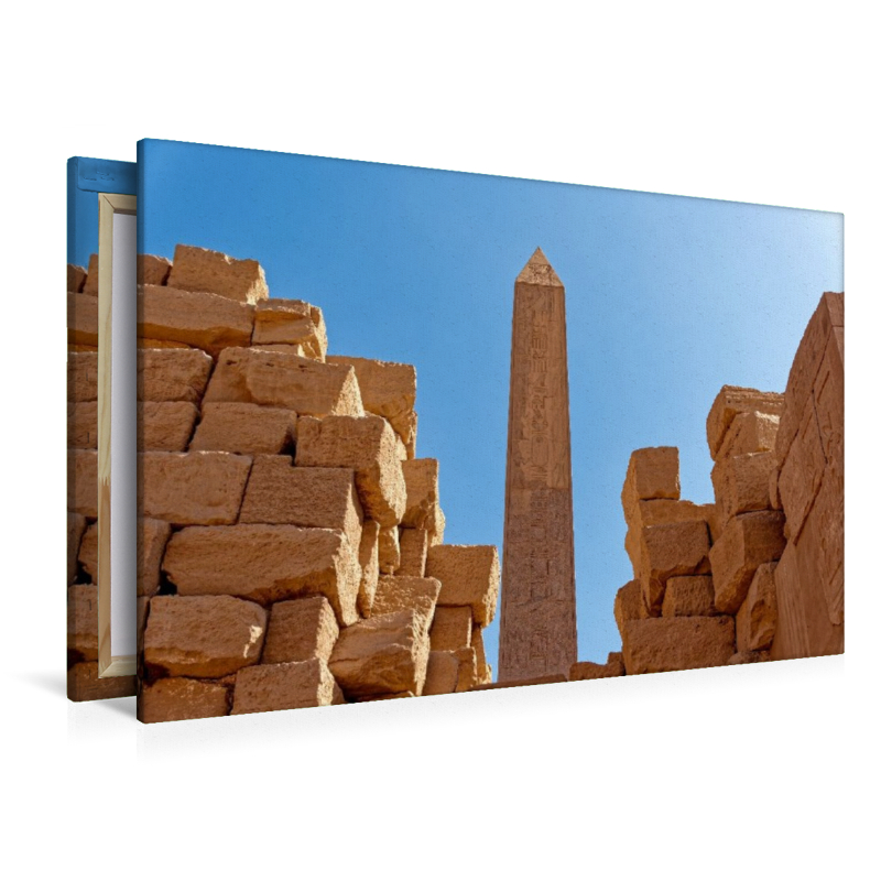 Blick auf den Obelisk von Thutmosis I. (Karnak)