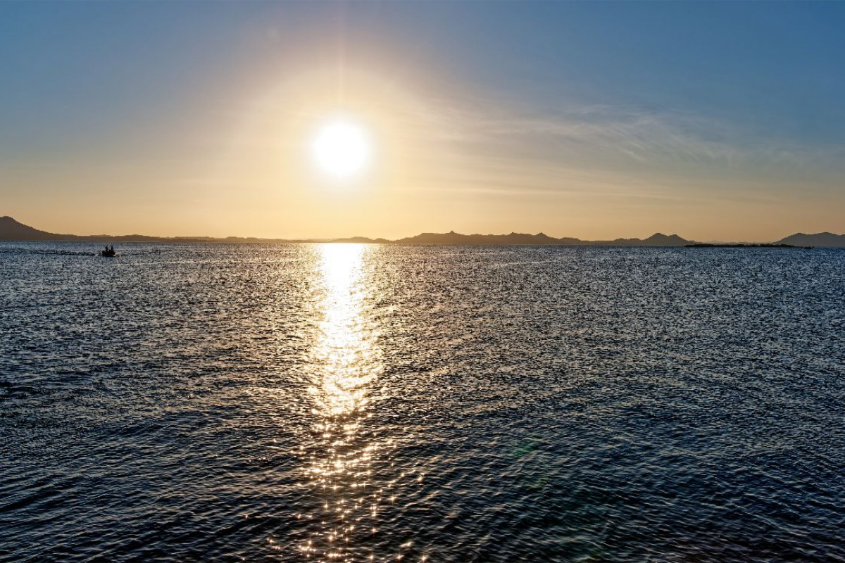 Sonnenaufgang über dem Nassersee