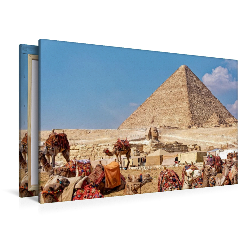 Doch noch geschafft: Cheops-Pyramide mit Kamelen